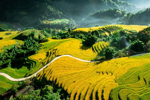 Hanoi: Sapa: tour di 3 giorni del villaggio di Cat Cat, Fansipan e Moana