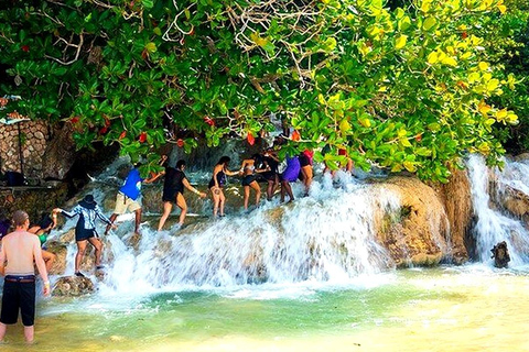 Dunn's River & Island Gully Falls/Blue Hole Tour From Ocho Rios Hotels & Port