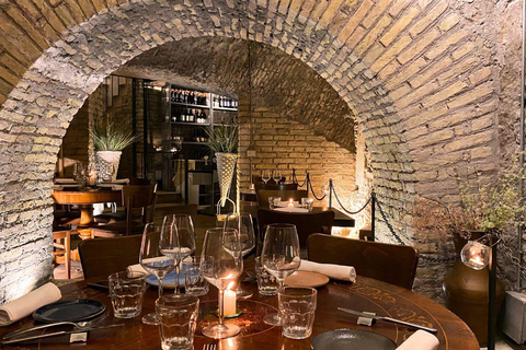 Rome: Exclusive Candlelight dinner in Agrippa's Roman Bath Shared Dinner