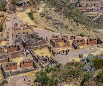 Transfer zur archäologischen Stätte von Pisac + Markt