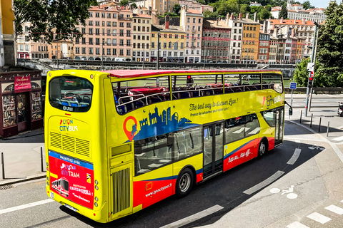 Lyon City Hop-on Hop-off Sightseeing Bus Tour 2-Days Pass