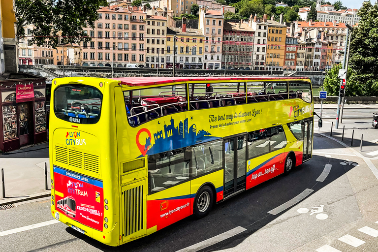 Lyon City Hop-on Hop-off Sightseeing Bus Tour 2-Days Pass