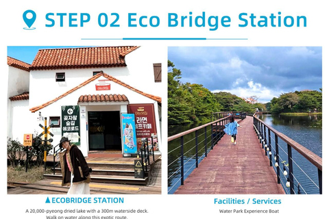 Corée, mont Hallasan, parc Echoland, train forestier et billet d&#039;entréeCorée, parc Echoland du mont Hallasan, train forestier et billet d&#039;entrée