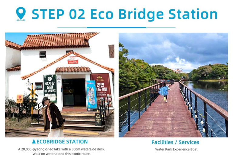 Corée, mont Hallasan, parc Echoland, train forestier et billet d&#039;entréeCorée, parc Echoland du mont Hallasan, train forestier et billet d&#039;entrée