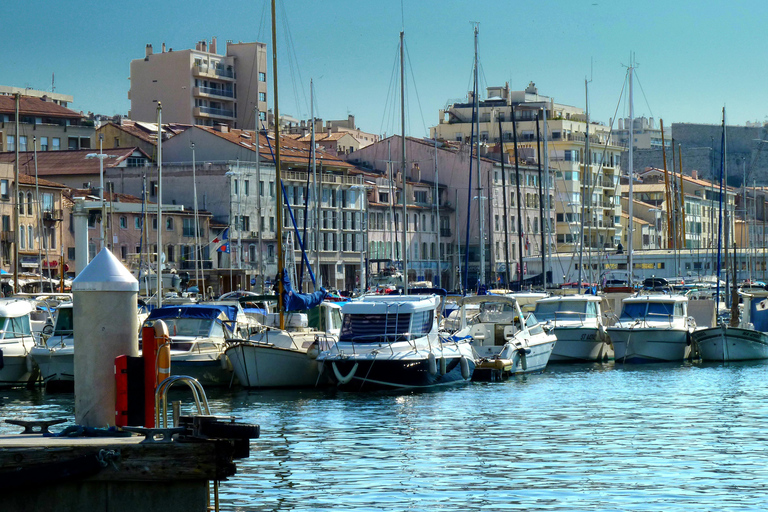Marseille: Guided Walking Tour with Boat Trip to if Castle ENGLISH Guided Walking Tour with Boat no entrance to Castle