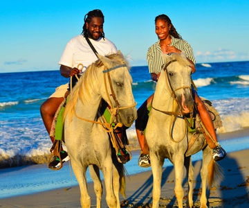 Punta Cana: Ridning med solnedgång på Macao Beach