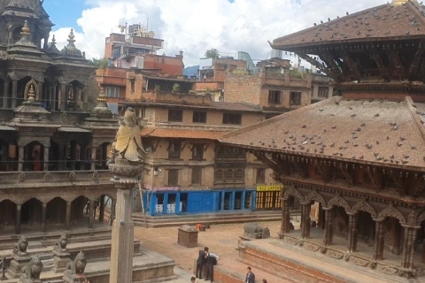 Drie Unesco-erfgoed Durbar Square Kathmandu Patan Bhaktapu