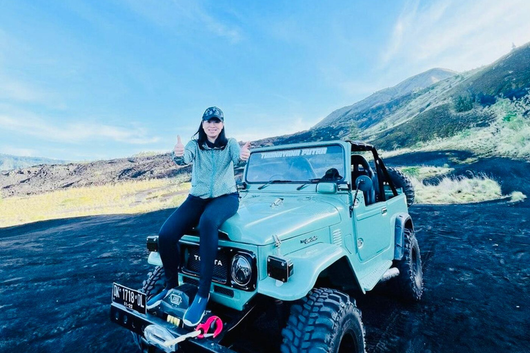 Bali : Lever de soleil sur le Mt Batur et excursion en jeep sur la lave noire avec petit-déjeunerPrix spécial pour les groupes