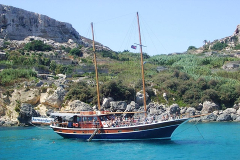 Bugibba: Fernandes Cruise to Blue Lagoon in Comino (VTT)