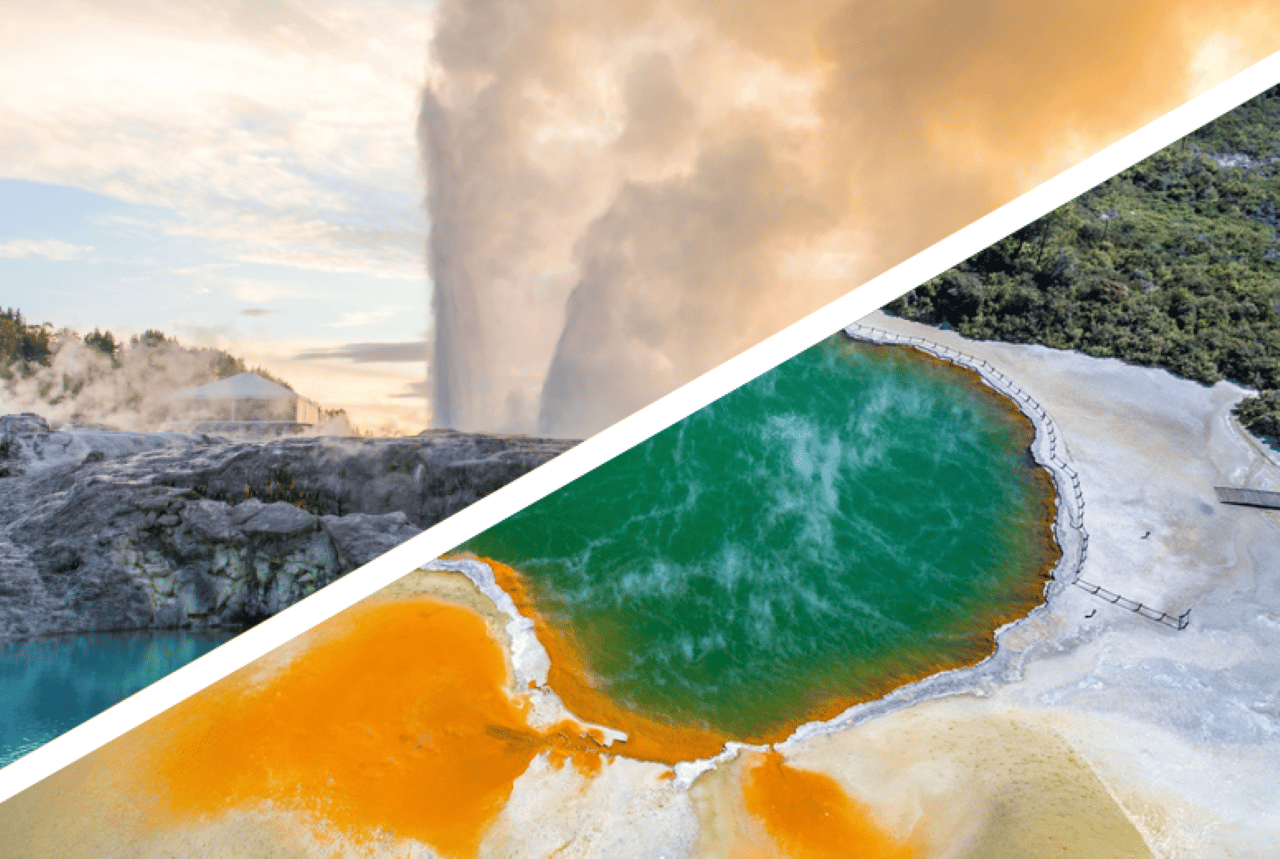 Ab Auckland: Rotorua-Highlights + Wai-O-Tapu & Te Puia Te Rā