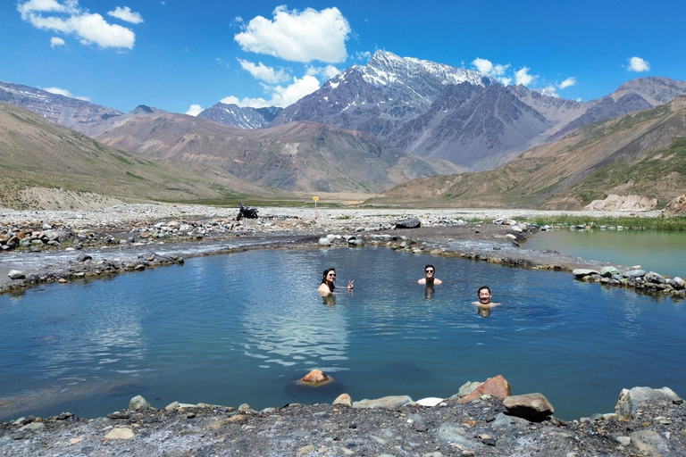 El Yeso Reservoir + El Plomo Hot Springs with Chilean BBQ