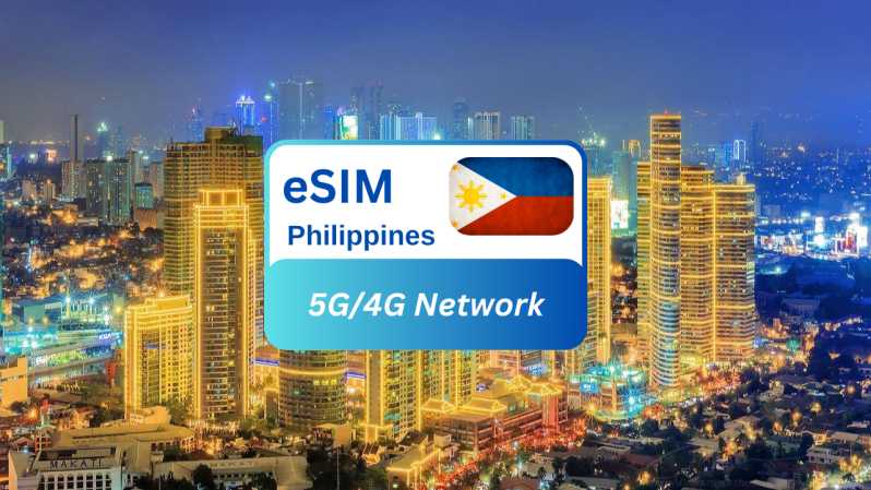 Manila: Philippines Seamless eSIM Data Plan for Travelers