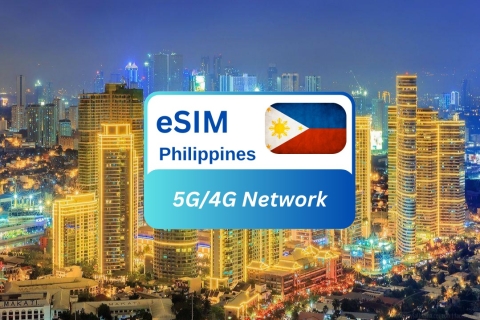 Manila: Philippines Seamless eSIM Data Plan for Travelers 10G/30 Days