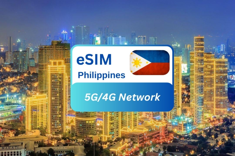 Manille : Plan de données eSIM sans couture pour les voyageurs aux Philippines1G/7 jours