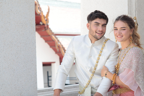 曼谷泰式佛教婚礼仪式及照片拍摄