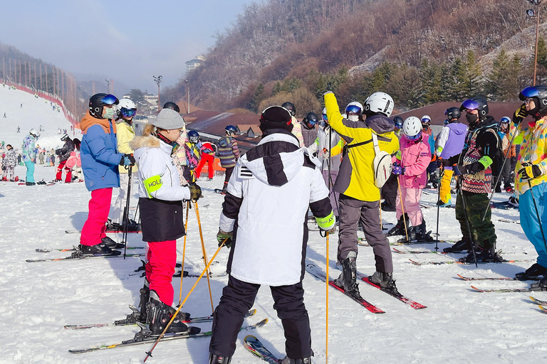 Elysian Ski Day Tour (pełny pakiet na narty i snowboard)SKI_Odjazd ze stacji Dongdaemun H&amp;C Park wyjściem 11