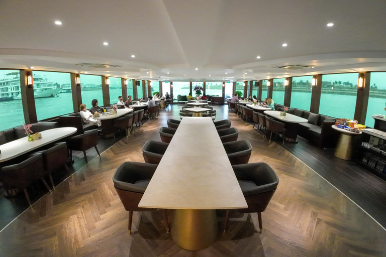 Hanoi:Halong Catamaran 5* Day Cruise,champoline,water slide Without Transfer Service