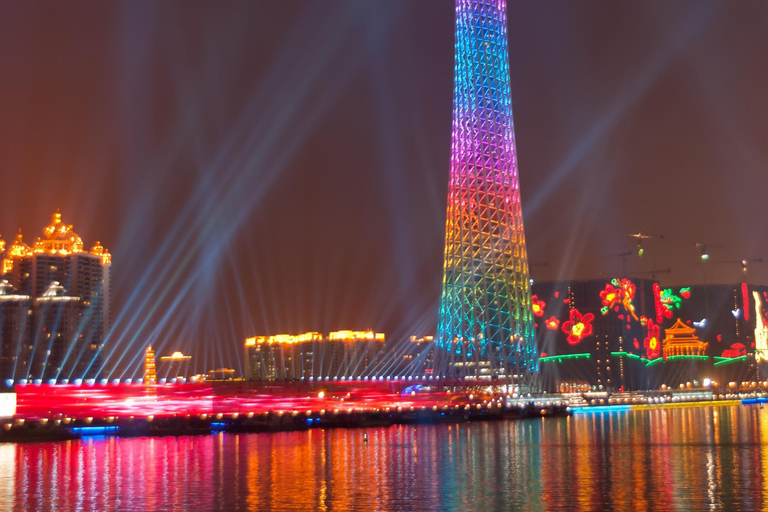 Guangzhou: Private Evening Food Tour with Pearl River Cruise tower time 18-20:00 +boat 20:30-21:00