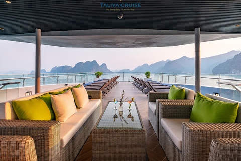 From Hanoi: Lan Ha Bay Premium Luxury Day Cruise Shared Cruise + Share Limousine bus transfer