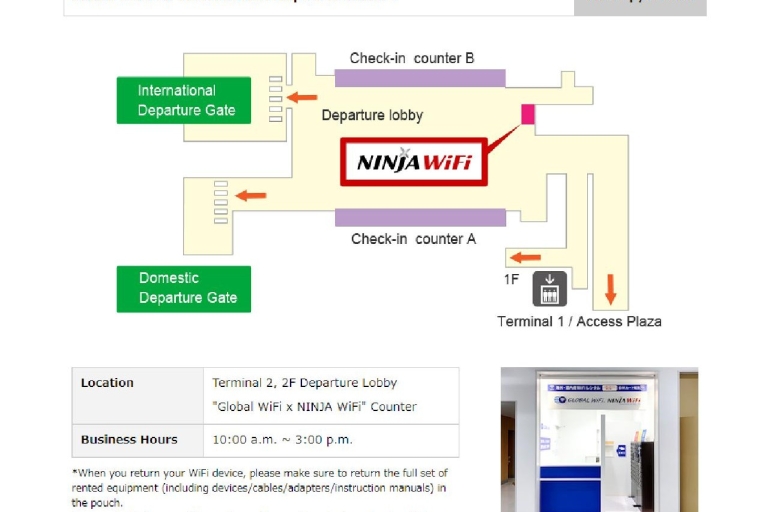 Nagoya, Japan: 4G Mobile WiFi - Chubu Centrair Flughafen T212-13 Tage Vermietung