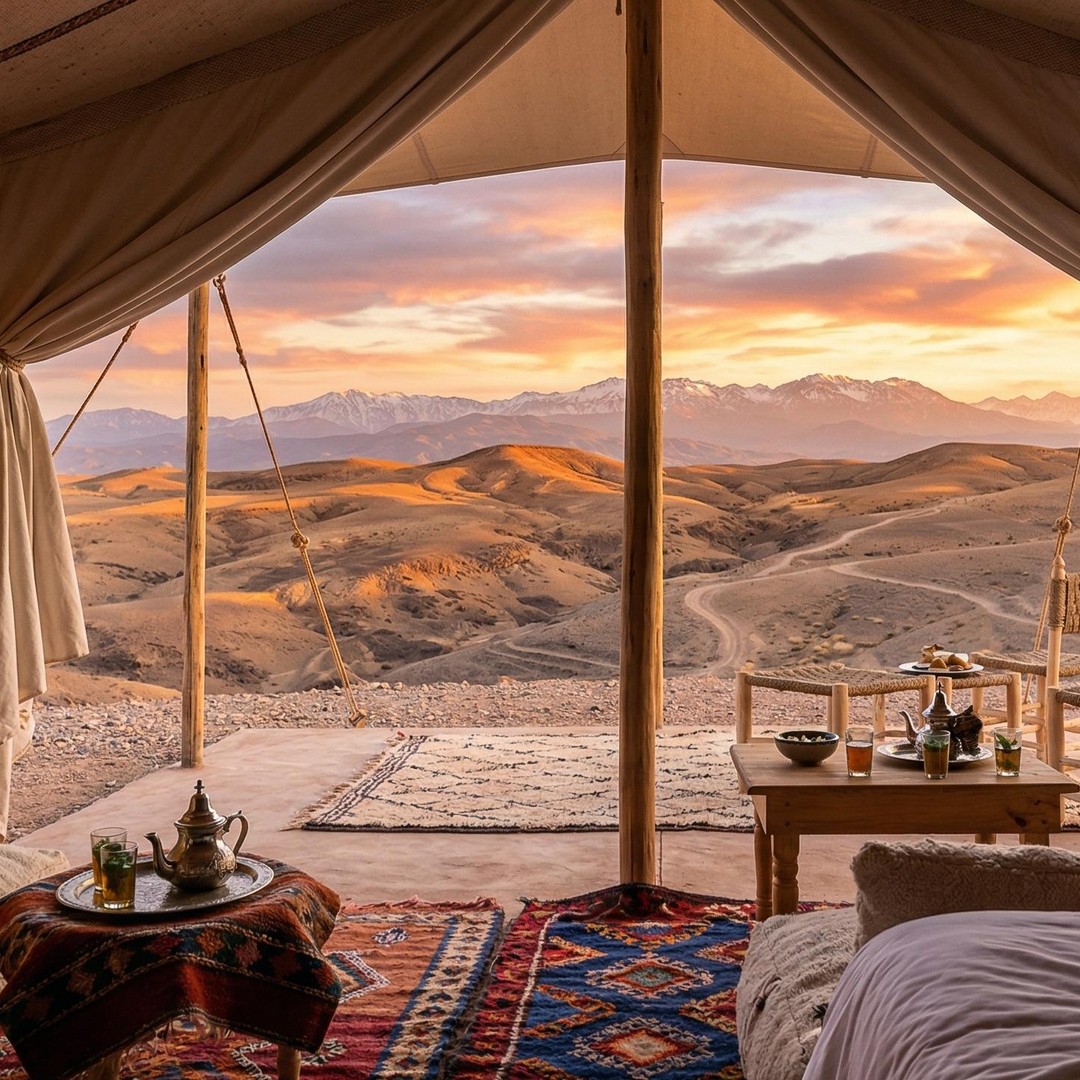 Marrakech : désert d'Agafay, tente, dîner, quad, balade en chameau et spectacle - quad