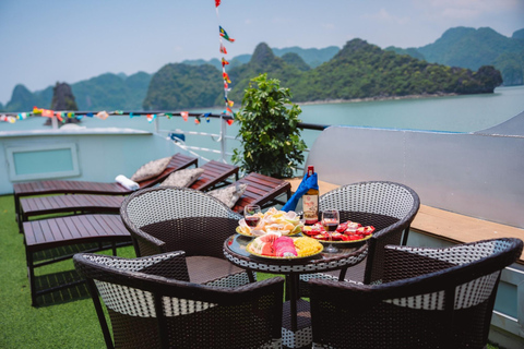 De Ninh Binh: Cruzeiro de luxo de 1 dia na Baía de Ha LongDesembarque em Ha Long