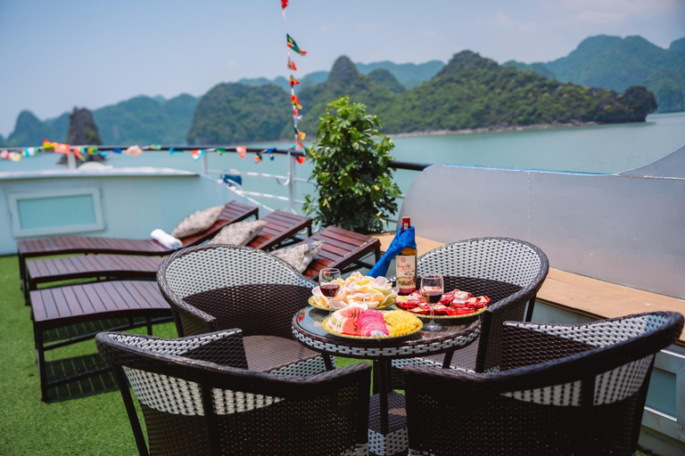 From Ninh Binh: 1 Day Ha Long Bay Deluxe CruiseDrop-off in Hanoi