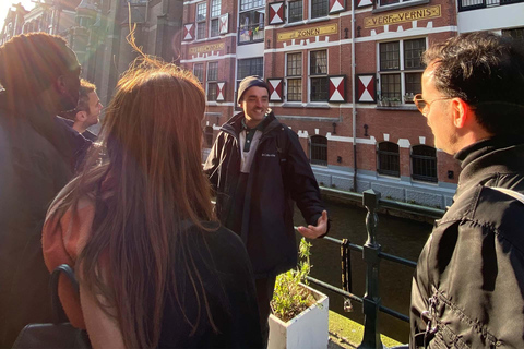 Amsterdam : Visite guidée d'Anne Frank à piedVisite de groupe en anglais (sans entrée dans la maison)