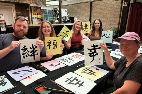 Kyoto: Japanese Calligraphy Workshop2 - Hours Calligraphy Workshop