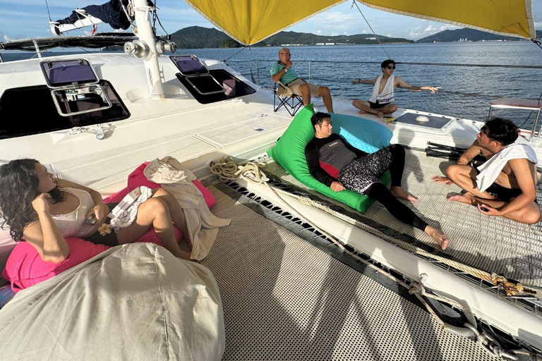 Kota Kinabalu: Catamaran Snorkel & Sailing Tour with Meal Catamaran Afternoon Session