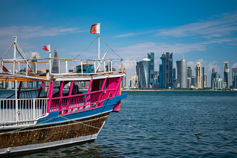 Sightseeing i Doha City och båtresa i Dhow (Privat tur)Sightseeing i Doha City och tur med Dhow-båt (privat tur)