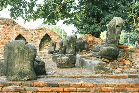 Bangkok: Ayutthaya Temples Day Trip with Sunset Cruise