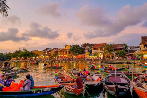 Coconut Jungle &amp; Basket Boat &amp; Hoi An City &amp; Release LanternTour particular, traslado de carro particular e guia de turismo particular