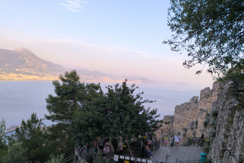 Alanya City Tour, Cable Car, Boat Tour pl/ fr/de/ru/en Guide From Alanya: Tour, With Cable Car, Boat Tour included option