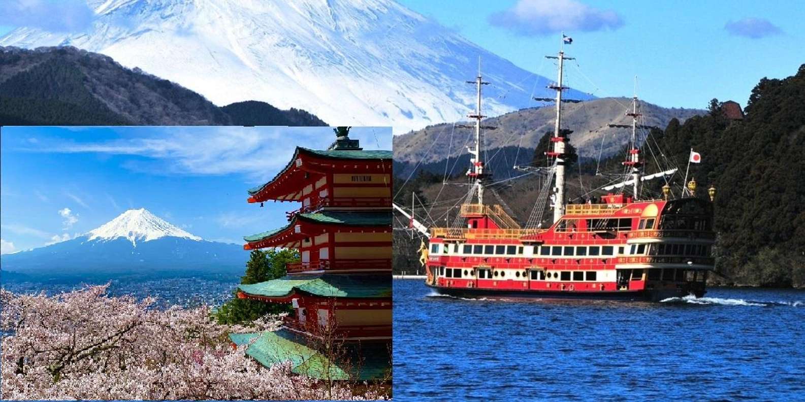 View of Mt. Fuji, Chureito Pagoda and Hakone Cruise Day Trip | GetYourGuide