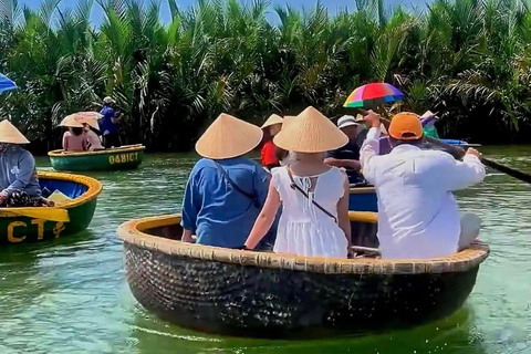 Da Nang/Hoi An: Tour in barca sul fiume del cocco e Festival delle LanterneAutista privato e auto