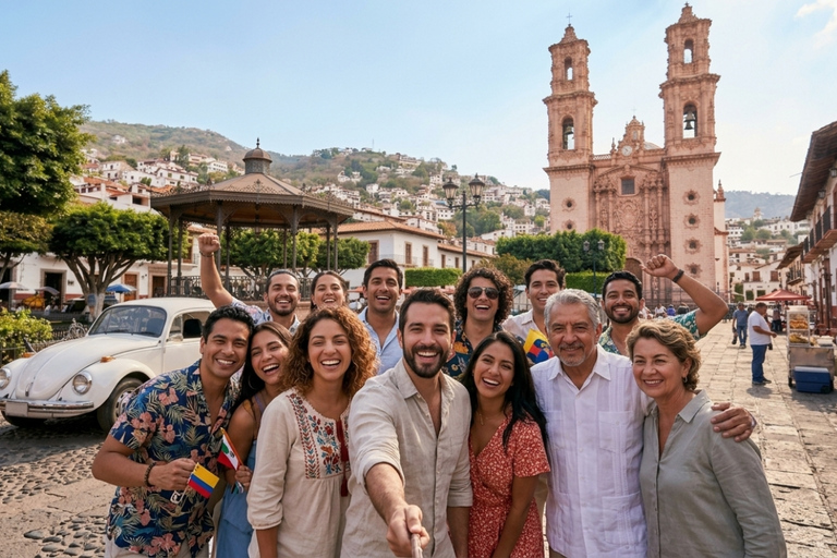 Taxco "Magical Town" and Cuernavaca Sightseeing Tour, departing from Mexico City Taxco and Cuernavaca, with lunch included (without drinks)