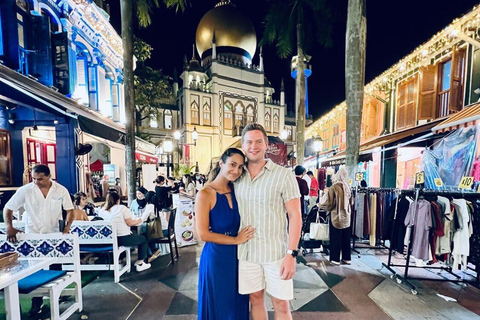 Singapura: Rua Árabe Mesquita do Sultão - Jantar ÁrabeSingapura: Mesquita Sultan na Rua Árabe - Jantar Árabe