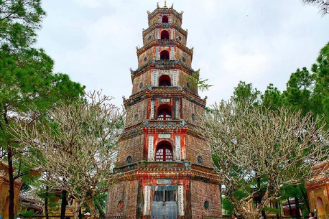 Hue : Imperial Citadel - Thien Mu Pagoda - Dragon Boat Trip Private Car : Only Driver and Transport