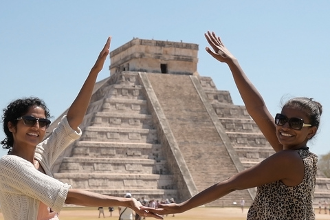 Cancun: Chichén Itzá, cenote Ik Kil & Valladolid met lunchOphalen vanuit Cancun