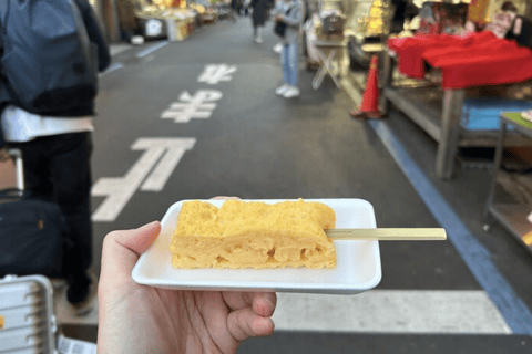 Toyosu en Tsukiji ochtendmarkt met gediplomeerde gids van de overheid5:00 Toyosu en Tsukiji Morning Market met Gov. Licensed Gu