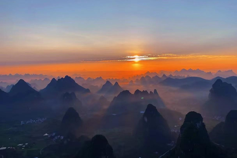 Yangshuo Hot Air Balloon Experience Exclusive Private Hot Air Balloon Ride