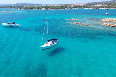 From Cannigione: Sailboat Tour in La Maddalena Archipelago