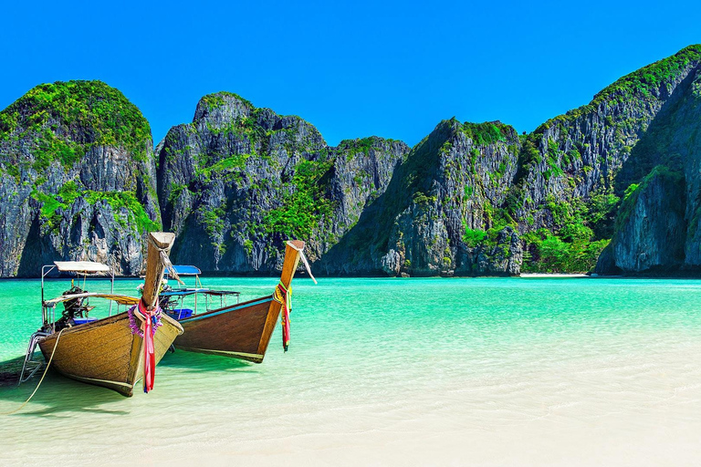 Phuket : Île de Phi Phi, tour en bateau de l&#039;île aux Bambous