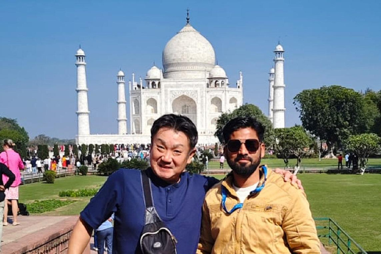 From Delhi: Taj Mahal & Agra Private Day Trip with Transfers Tour with Private Car, Driver and Local Expert Tour Guide