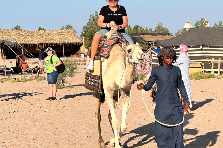Hurghada: Camel Ride & horse ride and Off-Road Jeep Tour pickup from hotels inside hurghada