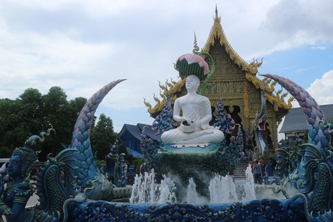 From Chiang Mai: Chiang Rai's White, Blue & Red Temples Tour