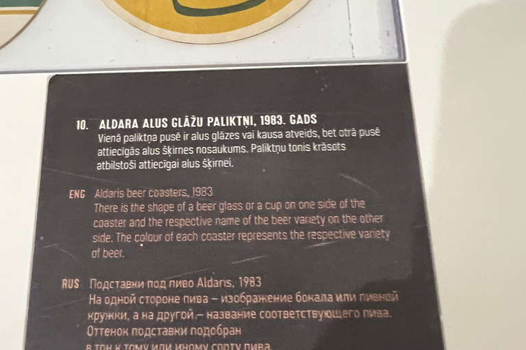 Authentic Latvian Brewery Beer Tasting & Riga Highlight Tour