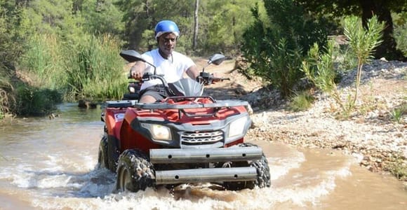 Side, Belek: Köprülü Canyon Quad Safari with River Break