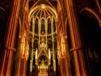 Vienna: Light of Creation Votive Church Immersive light show